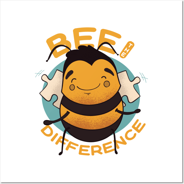 BEE THE DIFFERENCE Wall Art by jasebro